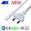 Led pendant light 250V 2.5A AC power cord mikro-stecker Euro plug to 250MP male connector