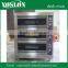 CB-D309 Three deck nine trays electric deck oven