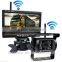 2.4GHz Wireless backup reverse camera + 7inch rear view monitor