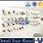 Tailor made Wall mounted Modern wooden shoe store display racks
