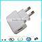 TUV certified white eu universal usb travel adapter for mobile