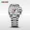 WEIDE 5ATM Water Resistant Quartz Stainless Steel Watches