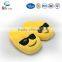 Newest Hot Selling Factory Price Customised Funny Naughty Sunglasses Emoji Slippers