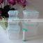 5pcs square airtight vacuum food storage container