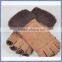 OEM Winter Half Finger Sheepskin Fur Glove