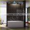 Pivot simple tempered glass bathtub shower door EX-201-1