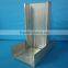 Metal stud track for partition wall
