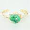 KJL-M2243 2015 Hot Sell colorful Quartz Agate Stone Bangle Druzy Semi-precious Charm Bracelet