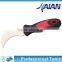 Stainless Steel Electrician's Knife with Wooden Handle or Plastic Handle