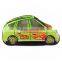 Kids Pop-up Play Tent Children Cartoon Sports Car tent Kids Adventure Station(Green)