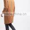 Latest design double breasted custom tailored overcoat for men