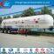 New Tri axle oil tanker trailers 50000 liters liquid gas petroleum tank semi trailer used truck lpg tanker semi trailer