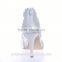 Factory Supply Top Quality fashion white bridal shoe from direct manufacturer