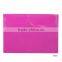 Transparent colorful plastic file folder