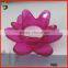 Multicolor available decorative tableware with candle lotus flower shape glass tealight candle holder