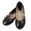 2015 Summer New Ladies Womens Snake Skin Print Flat Shoes Ballerina Ballet Flats Black Plus Size Free Shipping