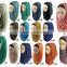 Yiwu wholesale plain solid color chiffon hijab for muslim women