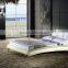 white modern leather beds