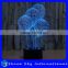 Acrylic Sculpture 3D Balloons LED Night Light Weeding Decoration Creative Stereoscopic 7 Colors Flashing Touch LED Night Light