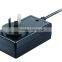 wallmount type input 100-240v to output 24v 1.5a power adapter with level VI US plug
