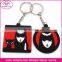 Custom Souvenir Rubber Keychain 3D Soft PVC Keychain Keyring Key Tag