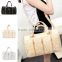 Fashion Vintage Women PU Leather Messenger Bag Tote Shoulder Bag Lace Handbag