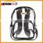 Front zippered pocket transparent teenager backpack