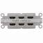 6 Ports HDMI female to female Inner face plate wall plate