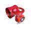 Manual Handle Grooved Butterfly Valve For Fire Control