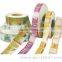 China price cartoon rolling labels adhesive label stickers