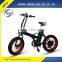 2016 hot selling 20 inch 300W folding fat tire e bike mini fat tire electric bike made in china for sale