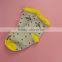 Factory Wholesale High Quality Baby girl colored dotted cotton tow socks,,ruffle top girls socks