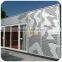 laser cut aluminum panel for facade and architect Project