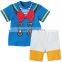 New fashion short sleeve children clothing kids clothes boy sets suits 2 pcs baby boys pajamas