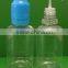 30ml PET Plastic Cylinder Bottle with Child Resistant Dropper Cap