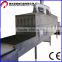 Continuous tunnel type microwave egg dehydration machine