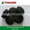 Round golden hookah charcoal
