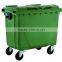 Trash Cans With Wheels and Dolly