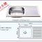 JZ-833 manufacture of integrated supply industrial units above counter stainless steel kitchen sink