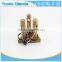 Triple Post Trouble string puzzle KINGOU 4 Pack Classical Wooden Puzzle Set Solution Rope Central Brain Teaser for Adults Game