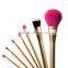 Rose gold handle Free sample cosmetics makeup goat hair makeup brush