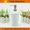 Light blue color gift accessories ceramic bath set with relief