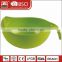 Home Kitchen plastic fruit strainer rice colander cooking sieve with handle