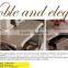 Golden Color Stylish Stainless Steel Center Coffee Table/modern Furniture B109