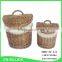 Home sundries storage wicker handmade baskets with liner
