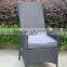Outdoor high back rattan chairs