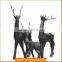 customized white paper wooden carving deer