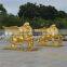 outdoor garden decoration resin craft fiberglass lion statue