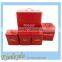 Hot sale square Kitchen Storage Set of 5 Bread bin Coffee/Tea canister