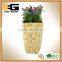 Square Linght brown large plastic flower basket garden pots